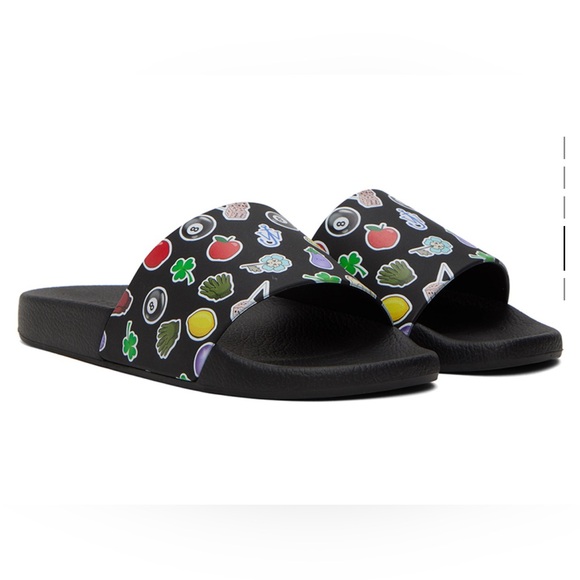 JW Anderson Black Sticker Slides,All Products : American Fashion Style Bags On Sale